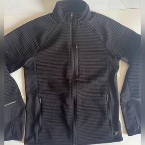 Old Navy Men's Ribbed Black Performance Jacket